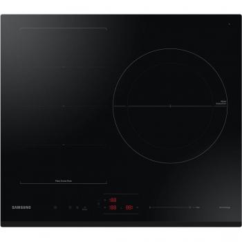 Placa de Inducción Samsung NZ63B6056GK - 60 cm, 3 Fuegos, 7400W, Negra con Seguridad Infantil y Anti-sobrecalentamiento