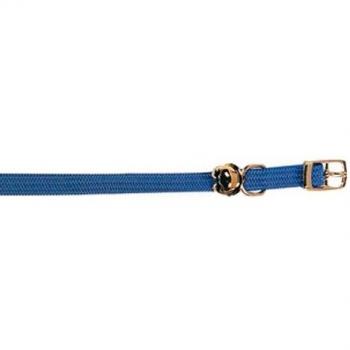 Collar elástico azul para gatos con campana de 32 cm x 10 mm
