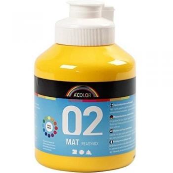 A-Color Mate, amarillo, 02-Mate, 500 ml