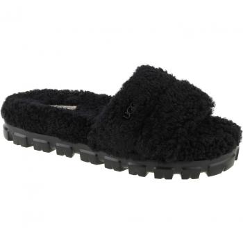 UGG® Women's Cozetta Curly Sheepskin Slippers in Black, Size 5