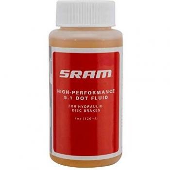 SRAM Bremsflüssigkeit Dot 5.1, für Alle hydraulischen Bremsen Von und Avid geeignet, 120 ml