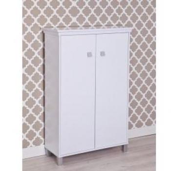 Mueble Zapatero Misisipi 24ab Blanco (Medidas 126 x 81 x 36 cm) Armario Organizador de Zapatos