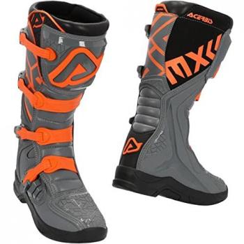 Acerbis Botas de Motocross X-Team Gris-Naranja (41)