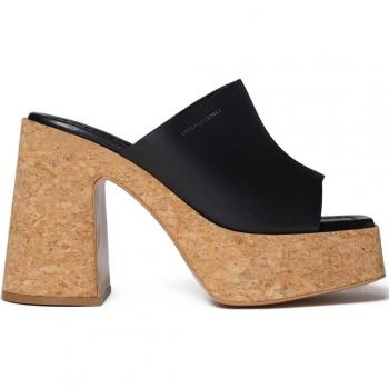 Stella McCartney Women's Skyla Heel Mules in Black | Size 36 | 810359AP00P01000