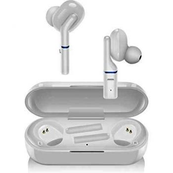 Auriculares Bluetooth, LESHI Auriculares inalámbricos Bluetooth 5.0 Sonido Estéreo Auricular Mini Twins In-Ear Auriculares Micrófono Anti-Sudor Reducción de Ruido para iOS Android Smartphones