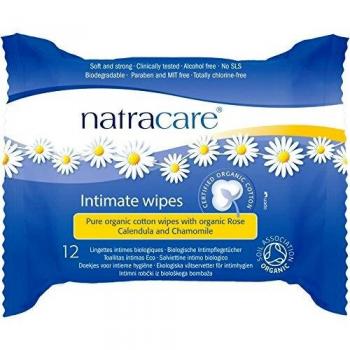 Organic Cotton Intimate Wipes - 12wipes