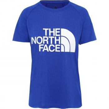 The North Face W GRAP Play Hard - Camiseta de Manga Corta para Mujer, Color TNF Blue, tamaño Large