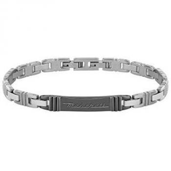 Bracelet para hombre, Colección Maserati Jewels, longitud 21 cm, en acero - JM218AMF01