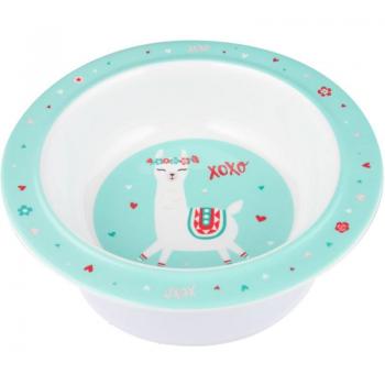 Exotic Animals Suction Cup Melamine Bowl 270ml - Turquoise