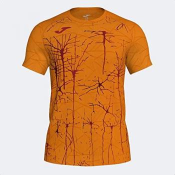 Camiseta de manga corta para hombre Joma Élite IX color naranja, talla XL