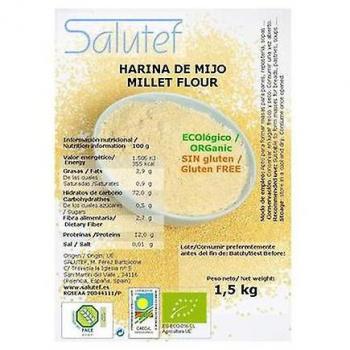 Harina de mijo ECO 1500 g - Salutef