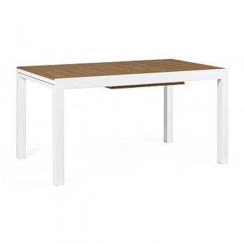 Mesa de Comedor Extensible Elias Blanca con Elegante Diseño