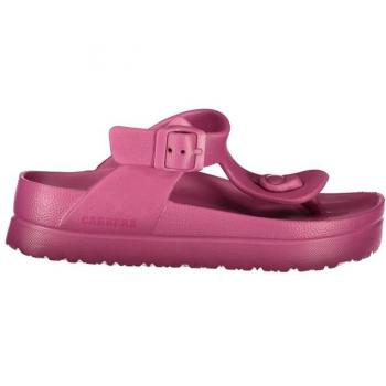 Pink Polyethylene Sandal - EU37/US7, Carrera Flip Flops, female, Pink, Size: 7 US with Ankle Buckle