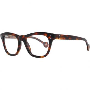 Hally & Son Brown Unisex Optical Frames - Size: ONE SIZE, Brown Plastic with Spring Hinge