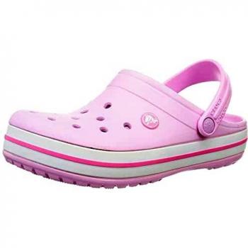 Zuecos Crocband para Niños Rosa Claro - Tallas 30-31