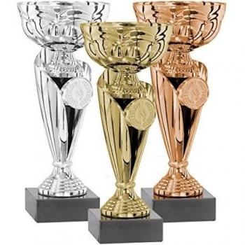 DEPICE Trofeo Serie, Oro, Plata, Bronce, 19 cm, TRO de FS de 1571L