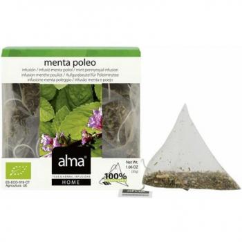 Alma Home Infusión Ecológica de Menta Poleo, 15 Pirámides Veganas
