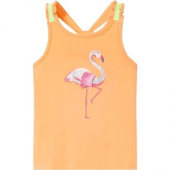 Camiseta de tirantes infantil naranja 140