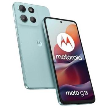 Smartphone Motorola Moto G15 8GB RAM 128GB Dual SIM 4G Pantalla 6.72 Azul Claro