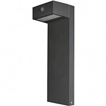 Baliza Solar de Jardín LED 3W 50cm IP44 Gris Urbano Luz Cálida 3000K
