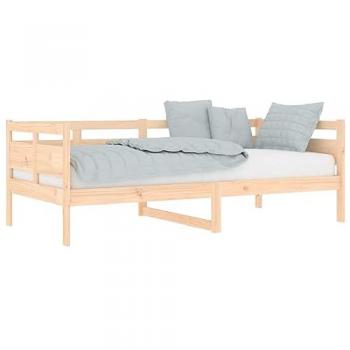 Sofá cama de madera maciza de pino 90x190 cm