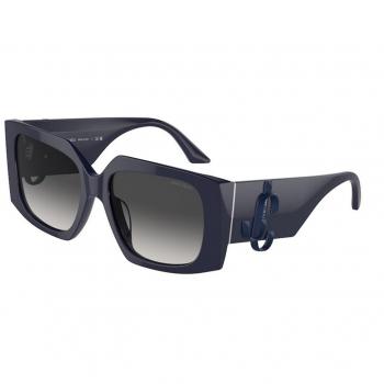 Gafas de Sol Jimmy Choo JC5006U 50168G para Mujer, Marco Azul con Lentes Grises Degradados, Tamaño 55 mm