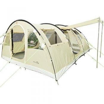 Skandika Gotland 6 -Tienda de campaña - túnel color beige, para 6 personas - 540 x 450 cm