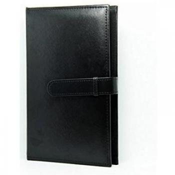 YIYO 300 Pockets 5 inch Retro PU Leather Cover Fuji Instax Photo Album Book for Fuji Instax Wide 210,Wide 300,Fuji FP 3000B,Fuji FP100C Films - Black by YIYO