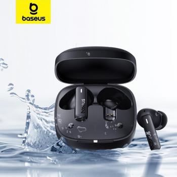 Baseus Bowie E19 Auriculares Inalámbricos Verdaderos Bluetooth 5.3 con Drivers de 12mm, Graves Potentes, IPX5 Impermeables y 33 Horas de Duración de Batería
