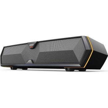 Edifier MG300 Altavoz Bluetooth Estéreo Portátil 5W con Iluminación RGB y Micrófono, Color Negro