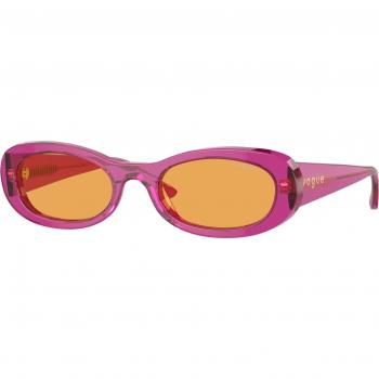 Vogue Eyewear VO5582S 3165/7 Women's Oval Sunglasses Fuchsia Transparent Pink Size 53
