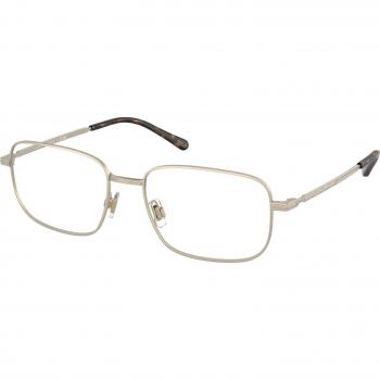 Gafas Graduadas Polo Ralph Lauren PH 1218 9211 Marcos de Metal Oro Transparente Unisex 52 MM