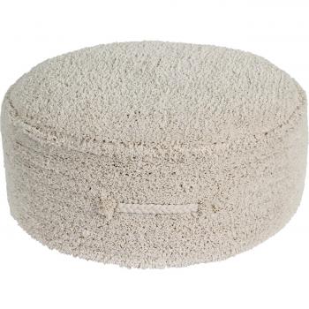 Puff Aldogón 20xØ50 cm en colores amarillo, marfil, beige, gris, azul y rosa; Lorena Canals Puff Aldogón beige 50x50x20 cm; Puf Chill de Lorena Can