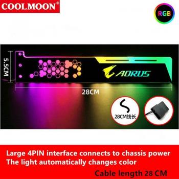 Soporte de lámpara RGB Symphony para GPU, accesorio decorativo anti-contaminación lumínica