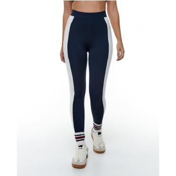 Legging deportivo Black Limba - Bicolor - Tejido compresivo con bolsillos laterales