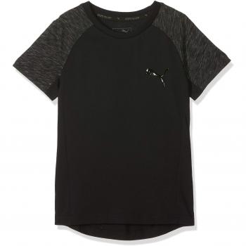 Puma evostripe té B – Camiseta, niño, 851874, Cotton Black, 140