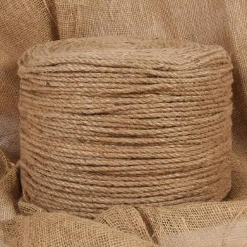 Cuerda de yute 250 m de longitud y 4 mm de grosor