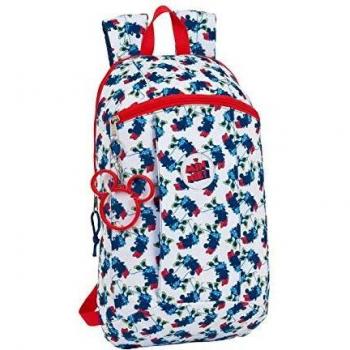 Safta 612048821 Mini Mochila Minnie Mouse Style Multicolor