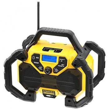STANLEY FATMAX FMCR001B-QW - Radio con función de cargador 2Ah para baterías de litio 18V