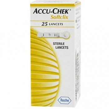 Accu-Chek Softclix Lancetas, 25 unidades