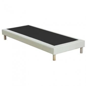 Somier decorativo tapizado 90 x 190 cm - Beige - KOZANI de YSMÉE
