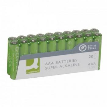 Pila Q-Connect Alcalina AAA Blister de 20 unidades
