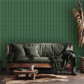 Papel pintado modernista de 52x1000cm Hexoa