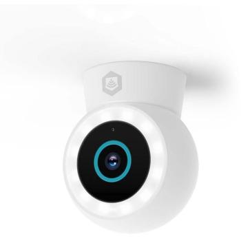 Cámara de Seguridad Exterior Wi-Fi Nedis SmartLife 3MP Full HD 1296p con Sensor de Movimiento, Visión Nocturna a Color, Spotlight Regulable y Almacenamiento en la Nube IP65