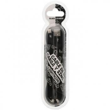 Contact Cable De Carga Y Datos USB-A Lightning 20 W Carga Rápida 1m Negro