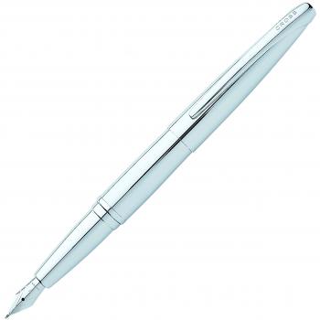 Cross 886-3MS ATX - Pluma estilográfica, medio, Cromo Puro