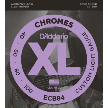 D'Addario ECB84 XL Chromes Custom Light