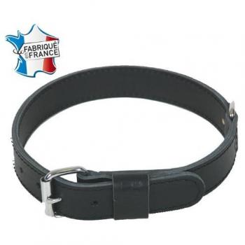 Collar de cuero de vaca doble grosor para perros Martin Sellier 20/45