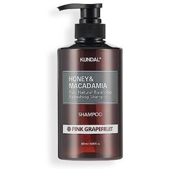 KUNDAL Honey & Macadamia Natural Shampoo - Pink Grapefruit 500ml