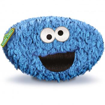 Estuche de felpa Erik Sesame Street del monstruo de las galletas azul
